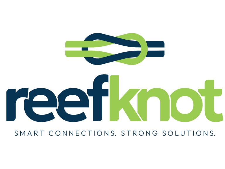 Reef Knot Reef Knot with two colour ropes